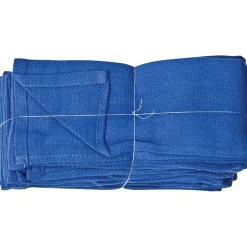 Monarch Brands Cotton Cleaning Towels, 26" x 16", Blue, 25 lbs., 125 Towels/Pack (N010-C67-25)