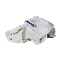 Monarch Brands Cotton Cleaning Wipers, 18" x 15", White, 125 Wipers/Box (A&B WIPER SUPPLY)