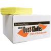 Monarch Brands Heavy Weight Dusting Cloths, Yellow, 10/Box (NWW-DC1317-500H)