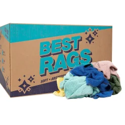 Monarch Brands Terry Cleaning Wipers, 20" x 20", Multicolor (N-C60-25)