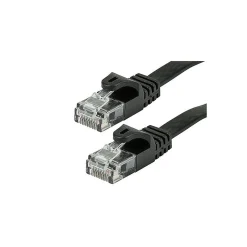 Ethernet Cables<Monoprice 10' 30- AWG CAT-5e UTP Flat Ethernet Network Cable, Black
