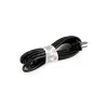 Power Cables<Monoprice 15' 18AWG 3 Prong AC Power Cord Cable, Black (107690)