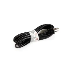 Power Cables<Monoprice 15' 18AWG 3 Prong AC Power Cord Cable, Black (107690)