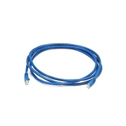 Ethernet Cables<Monoprice 7' CAT-5e Ethernet Network Cable, Blue