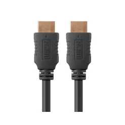 Hdmi Cables<Monoprice 8' High Speed HDMI Male to Male 28AWG Cable With Ferrite Cores, Black