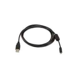 Usb Cables<Monoprice 6' USB A to Mini-B 8pin Cable With Ferrites For Panasonic Nikon Digital Camera, Black
