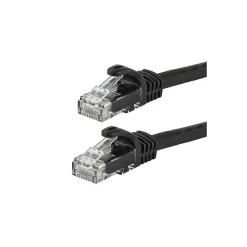 Ethernet Cables<Monoprice FLEXboot Series 14' 24 AWG CAT-6 UTP Ethernet Network Cable, Black