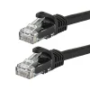 Ethernet Cables<Monoprice FLEXboot Series 7' 24 AWG CAT-6 UTP Ethernet Network Cable, Black