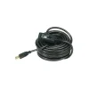 Usb Cables<Monoprice 32-ft USB-2.0 Active Extension/Repeater Cable (M/F), 28/24 AWG, Black (106149)