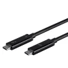 Usb Cables<Monoprice Thunderbolt 3 (40 Gbps) USB-C Cable 100W 1.0m (124727)