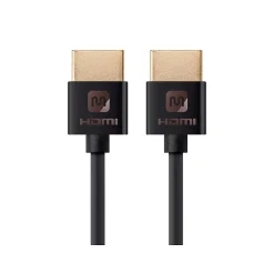 Hdmi Cables<Monoprice Ultra Slim Series High Speed HDMI® Cable, 6ft Black