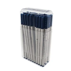 Monteverde ® Fine Rollerball Refill For Montblanc Rollerball Pens, Blue/Black, 50/Pack Sale