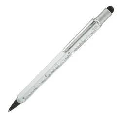 Monteverde One Touch Tool Inkball Pen with Stylus, Silver (MV35221)