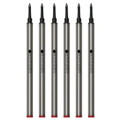 Monteverde ® Rollerball Refill For Waterman Rollerball Pens, Medium Point, Red Ink, 6/Pack (W233RD) Best