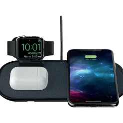Mophie 3-in-1 Wireless Charging Pad for iPhone XS Max/XS/XR/X/8/8 Plus, Black (409903653)