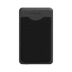 Mophie snap+ juice pack Magnetic Wireless Charger with Mini Wallet, 5000 mAh, Black (401108985)