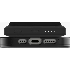 Mophie snap+ juice pack Magnetic Wireless Charger with Mini Wallet, 5000 mAh, Black (401108985)