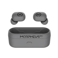 Morpheus 360 Spire Wireless Earbuds, Bluetooth, Slate Gray (TW1500G)