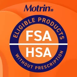 Motrin IB Ibuprofen Tablets, 200 mg, 2 Tablets/Packet, 50 Packets/Box (447419)