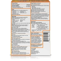 Motrin IB Ibuprofen Tablets, 200 mg, 2 Tablets/Packet, 50 Packets/Box (447419)