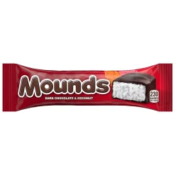 Chocolate<Mounds Dark Chocolate & Coconut Candy Bars, 1.75 oz., 36/Box (HEC00310)