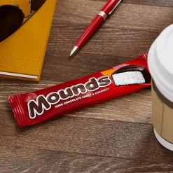 Chocolate<Mounds Dark Chocolate & Coconut Candy Bars, 1.75 oz., 36/Box (HEC00310)
