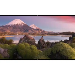 Projector Screens<Mount-It! 100" Manual Wall & Ceiling Projector Screen, Black/Matte White (MI-640)