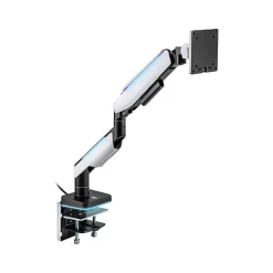 Mount-It! Adjustable Monitor Arm, Up to 49" Monitor, Grayish White/Matte Black (MI-4881)* Monitor Mounts & Stands