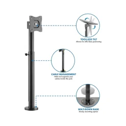 Mount-It! Adjustable POS Monitor Mount, Up to 23
