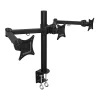 Mount-It! Adjustable Triple Monitor Mount, Up to 32", Black (MI-753XL)* Monitor Mounts & Stands