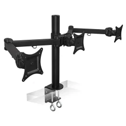 Mount-It! Adjustable Triple Monitor Mount, Up to 32