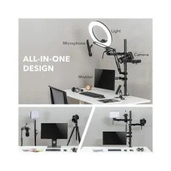 Mount-It! All-in-One Adjustable Studio Camera Setup Single Mount, Up to 32