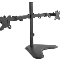 Mount-It! Dual Adjustable Monitor Arm, Up To 32", Black (MI-2781)* Monitor Mounts & Stands