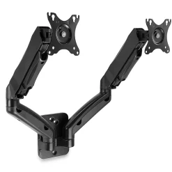 Mount-It! Dual Arm Monitor Wall Mount for 19" to 27" Displays, Black (MI-766)* Monitor Mounts & Stands