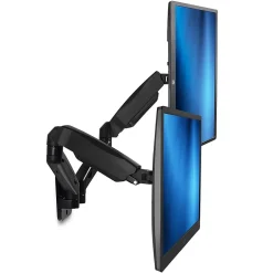 Mount-It! Dual Arm Monitor Wall Mount for 19" to 27" Displays, Black (MI-766)* Monitor Mounts & Stands