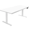 Hot Dual Motor 72"W Electric Adjustable Standing Desk, White (MI-18124) Standing Desks
