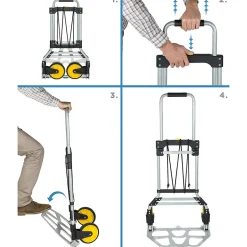 Hand Trucks & Dollies<Mount-It! Folding Hand Truck and Dolly, 264 Lb Capacity (MI-902)