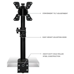 Mount-It! Height Adjustable Single Monitor Desk Mount for 13"-30" Screens (MI-706)* Monitor Mounts & Stands
