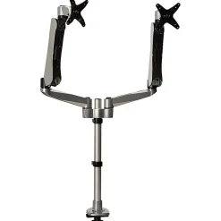 Mount-It! Modular Adjustable Monitor Mount, Up to 27" Monitors, Gray/Silver (MI-45111B)* Monitor Mounts & Stands