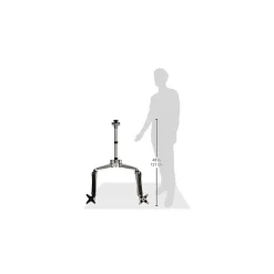 Mount-It! Modular Adjustable Monitor Mount, Up to 27" Monitors, Gray/Silver (MI-45111B)* Monitor Mounts & Stands