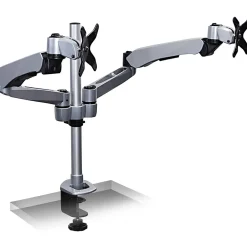 Mount-It! Modular Desk Mount Adjustable Monitor Arm, Up to 27" Monitors, Gray/Silver (MI-45116)* Monitor Mounts & Stands