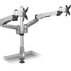 Mount-It! Modular Desk Mount Adjustable Monitor Arm, Up to 24" Monitors, Gray/Silver (MI-45111)* Monitor Mounts & Stands