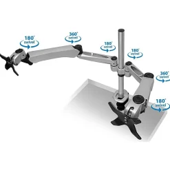 Mount-It! Modular Spring Arm Adjustable Monitor Arm, Up to 27