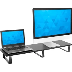 Mount-It! Monitor Stand for Up to 2 Monitors, 39.4" Wide, Black (MI-7267)* Monitor Mounts & Stands