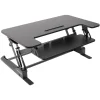Outlet 36."W Rectangular Adjustable Standing Desk Converter, Black (MI-7926) Standing Desks