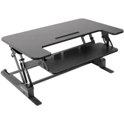 Outlet 36."W Rectangular Adjustable Standing Desk Converter, Black (MI-7926) Standing Desks