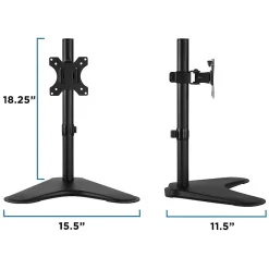 Mount-It! Single Monitor Mount Desk Stand For 22