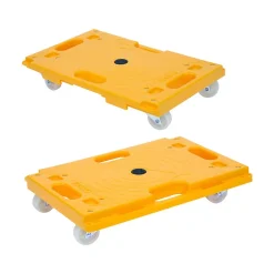 Hand Trucks & Dollies<Mount-It! Small Platform Mover Dolly, 220 lb. Capacity, Yellow, 2/Pack (MI-928)