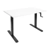 Hot 48"W Manual Adjustable Standing Desk, White/Black (MI-18069) Standing Desks