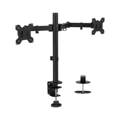 Mount-It! Mount-lt! Adjustable Full Motion Monitor Arm Mount, Up to 32" Monitor, Black (MI-2752L)* Monitor Mounts & Stands
